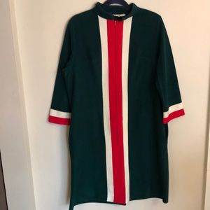 Vintage 60’s Red & Green Vanity Fair ‘House Coat’